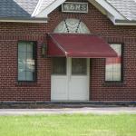 Closeup of front door