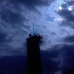 View of antennas on Laporte tower