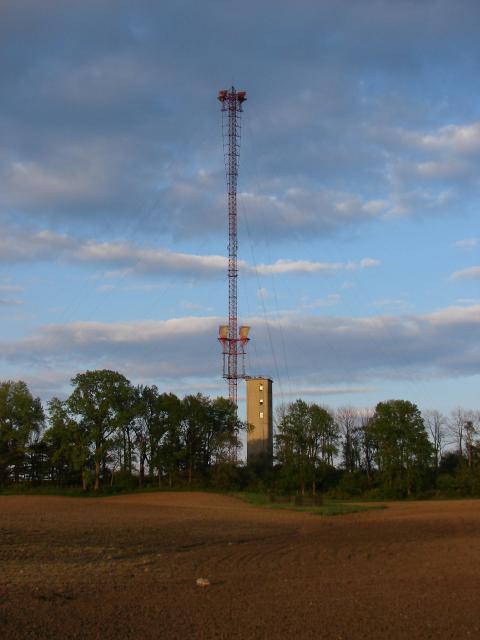 Full view of tower from the west