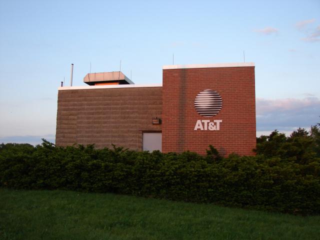 AT&T building at site