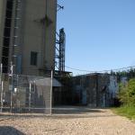 Equipment near the tower