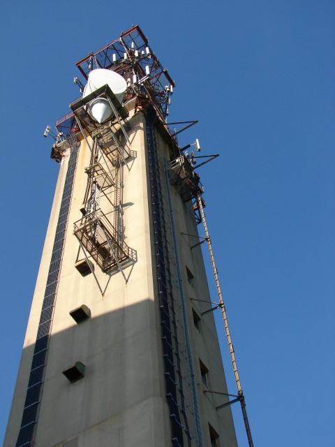 Top of west face