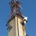 Top of tower from the northwest